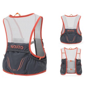 INOXTO Outdoor Cycling Off-Road Multifunctional Hydration Backpack, Size: Large(Dark Gray With Orange)