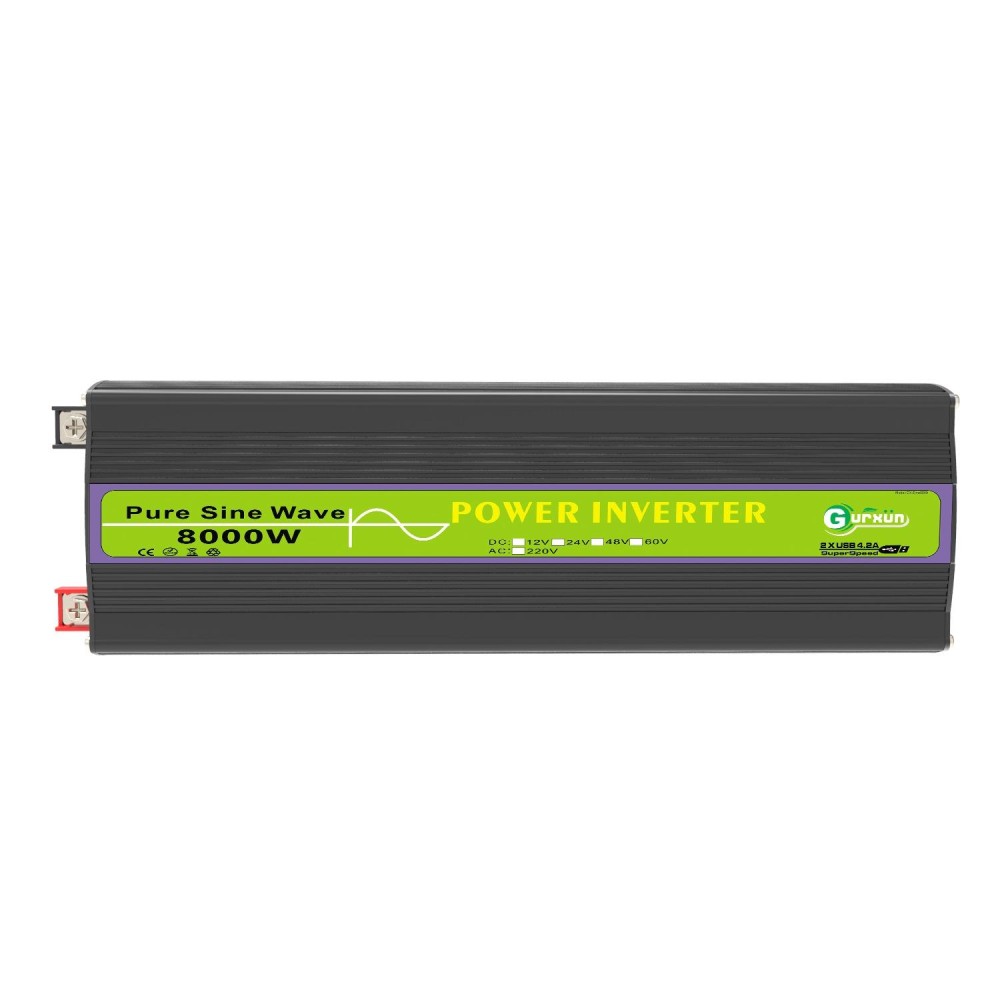 Gurxun 48V-220V 8000W Pure Sine Wave Inverter Car Single Digital Display Voltage Converter