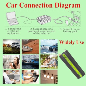 Gurxun 48V-220V 8000W Pure Sine Wave Inverter Car Single Digital Display Voltage Converter