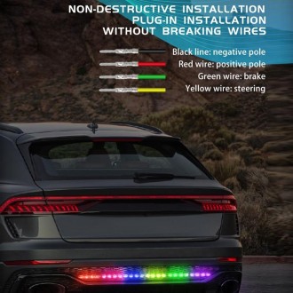 Car Phantom Daytime Running Lights LED Streamer Warning Turning Lights, Length: A12-120cm APP Model