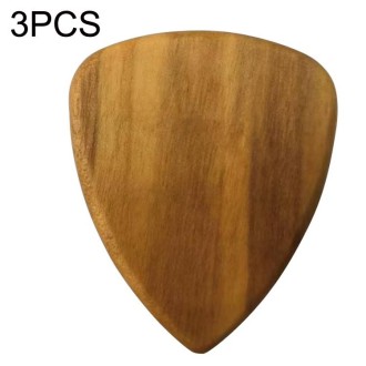 3PCS Folk Fingers Solid Wood Guitar Pick Music Accessories Color Random Delivery