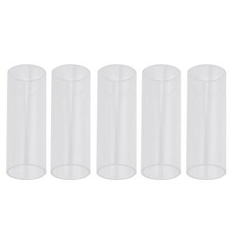 5PCS Acrylic Guitar Slide Tube Folk Slide Block, Size:60mm(Transparent)