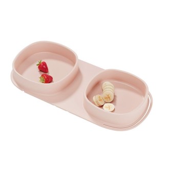 Outdoor Portable Silicone Folding Complementary Food Bowl(Pink)