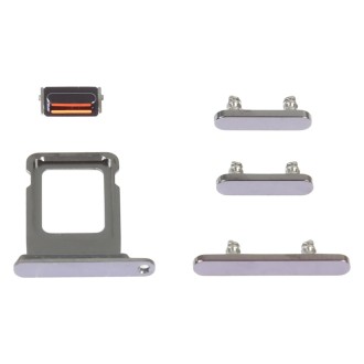 SIM Card Tray + Side Keys for iPhone 14 Pro(Purple)