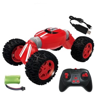 CV8818 Four-wheel Drive Climbing Car Model 2.4G Remote Control Off-road Deformation Car(Red)