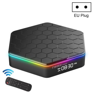 T95Z Plus 8K WiFi6 Android 12.0 Smart TV Box with Remote Control, 4GB+128GB, Allwinner H618 Quad-Core(EU Plug)