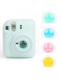 For Fujifilm Instax mini 12 4-in-1 Jelly Four Colors Camera Filter