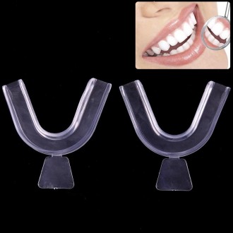 2 PCS Thermoforming Dental Mouthguard Teeth Whitening Trays Oral Care