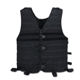 Outdoor Sports Multifunctional Field Protection Vest, Color: Black(Free Size)