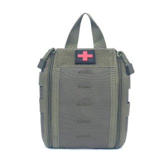 Mini Multifunctional Outdoor Medical Waist Bag, Color: Military Color