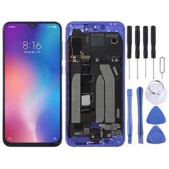 Original LCD Screen for Xiaomi Mi 9 SE Digitizer Full Assembly with Frame(Blue)