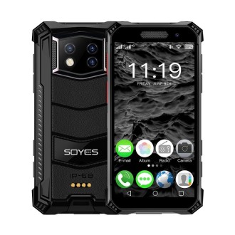 SOYES S10 Max Rugged Phone, 8GB+256GB, IP68 Waterproof Dustproof Shockproof, Face Identification, 3.5 inch Android 10.0 MTK6762 