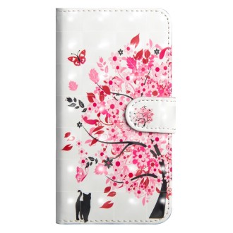 For iPhone SE 2022 / SE 2020 / 8 / 7 3D Painting Pattern Horizontal Flip TPU + PU Leather Case with Holder & Card Slots & Wallet