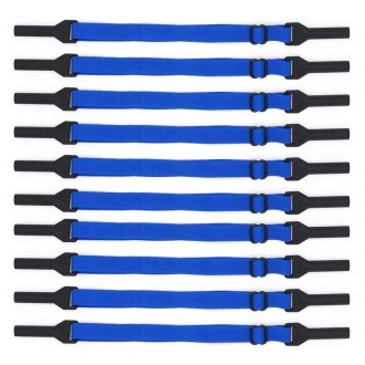 10pcs Long Style Glasses Non-Slip Rope Adjustable Elastic Sports Legs Anti-Drop Fixed Strap(Sapphire)