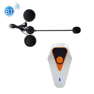 WT002 1000m IPX5 Waterproof Motorcycle 2 Users Full Duplex Talking Bluetooth Intercom Multi-Interphone Headsets, Support Receive