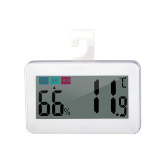 HT-6S Indoor Electron Temperature And Humidity Color Digital Display Mini Home Thermometer(White)