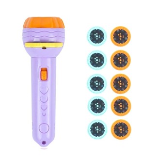 3 Sets Children Early Education Luminous Projection Flashlight, Specification: Purple + 80 Patterns