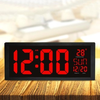 Wall Clock Summer Time Large Screen Clock Living Room Decoration