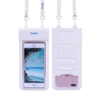 Tteoobl  30m Underwater Mobile Phone Waterproof Bag, Size: Small(White)