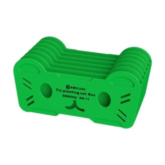 Mijing SN-11 Reballing Stencil Storage Box(Green)