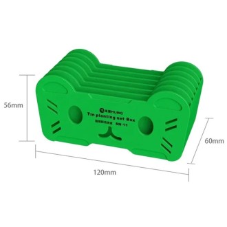 Mijing SN-11 Reballing Stencil Storage Box(Green)