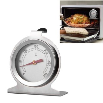 Stainless Steel Oven Thermometer (0~300℃)(Silver)