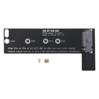 NVMe M.2 SSD to for Mac Mini 2014 Late  A1347 MEGEN2 MEGEM2 MEGEQ2 Adapter Card