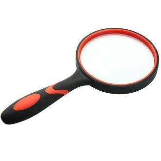 10X HD Optical Lens Handheld Magnifying Glass, Specification: 75mm