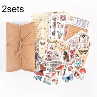 2sets 30 In 1 Vintage Collection Room Series Handbook Stickers Notes Packet(Mushroom Jungle)