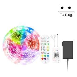 5M 300 LEDs Bluetooth Suit Smart Music Sound Control Light Strip Waterproof 5050 RGB Colorful Atmosphere LED Light Strip With 24