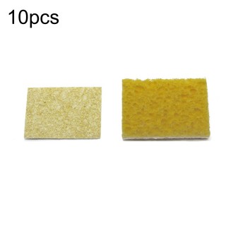 High Temperature Resistant Soldering Iron Cleaning Cotton Wood Pulp Sponge,Spec: Thin Rectangular 3.5x5cm