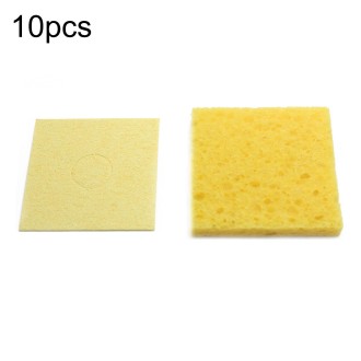 High Temperature Resistant Soldering Iron Cleaning Cotton Wood Pulp Sponge,Spec: Thickened Square 6x6cm