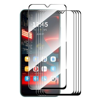 For Nokia G22 5pcs ENKAY Full Glue High Aluminum-silicon Tempered Glass Film