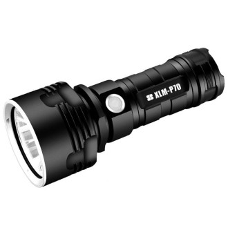 Strong Light Outdoor Waterproof Camping Aluminum LED Flashlight, Style: P70 (Without Battery)