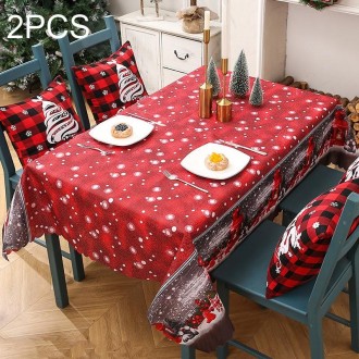 Christmas Printed Tablecloths Table Runners Christmas Tabletop Decorations 50 X 180cm(Type D)