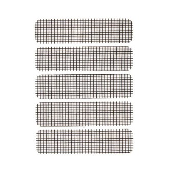 5pcs / Set  ZX017 Screen Window Self-adhesive Drain Hole Mosquito Sticker(Black)