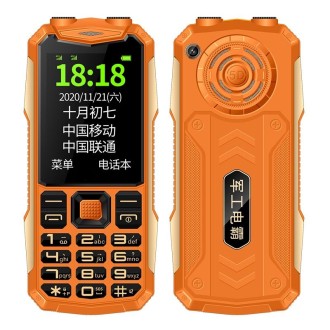 K1 Triple Proofing Elder Phone, Waterproof Shockproof Dustproof, 4800mAh Battery, 2.4 inch, 21 Keys, Bluetooth, LED Flashlight, 