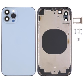 Back Housing Cover with Appearance Imitation of iP13 Pro for iPhone X(Blue)