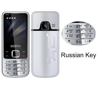 SERVO V9500 Mobile Phone, Russian Key, 2.4 inch, Spredtrum SC6531CA, 21 Keys, Support Bluetooth, FM, Magic Sound, Flashlight, GS