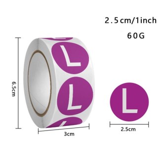 10 PCS Clothing Shoes & Hats Size Model Label Round Sticker(A-445)