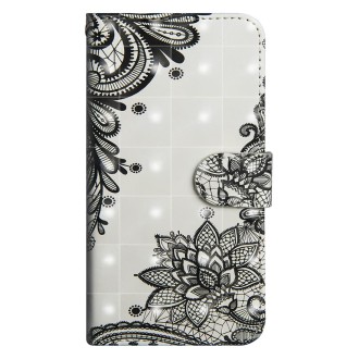 For iPhone SE 2022 / SE 2020 / 8 / 7 3D Painting Pattern Horizontal Flip TPU + PU Leather Case with Holder & Card Slots & Wallet