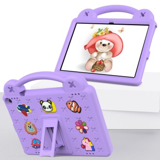 For Walmart Onn 10.1 2022 / 100071485 Handle Kickstand Children EVA Shockproof PC Tablet Case(Light Purple)