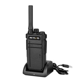 RETEVIS RB37 US Frequency 462.5625-467.7125MHz 22CHS FRS License-free Two Way Radio Handheld Bluetooth Walkie Talkie(Black)