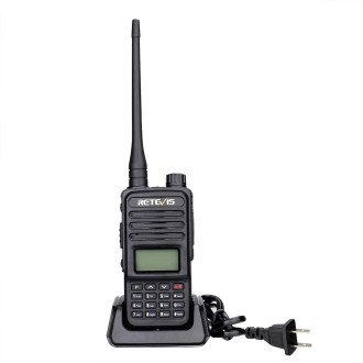 RETEVIS RT85 US Frequency 136.000-174.000MHz+400.000-470.000MHz 200CHS Dual Band Digital Two Way Radio Handheld Walkie Talkie(Bl