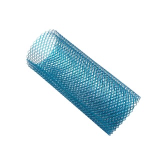 XH-6013 100x33cm Universal Car Grill Mesh Aluminum Alloy Grille Insert Bumper, Type:Small Hole(Blue)