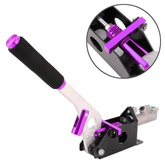 Car Modification Racing Hydraulic Drift Handbrake Short Straight Handle(Purple)