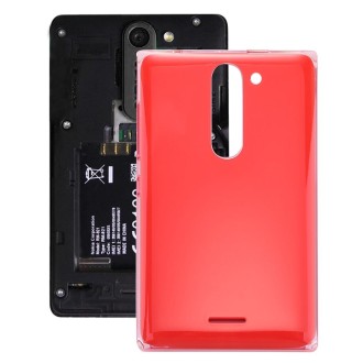 Dual SIM Battery Back Cover for Nokia Asha 502 (Red)