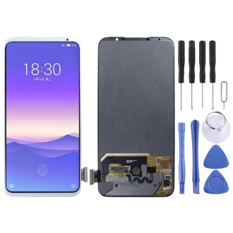 Original LCD Screen for Meizu 16S with Digitizer Full Assembly(White)