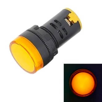 24V AD16-22D / S 22mm LED Signal Indicator Light Lamp (Yellow)