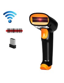 Express Barcode Scanner With Storage USB Wireless Scanner, Specification： Red Light 